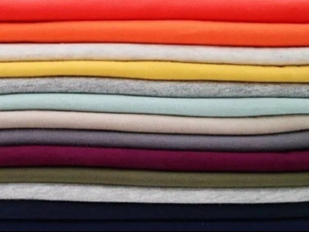 poly cotton sinker t shirt fabric
