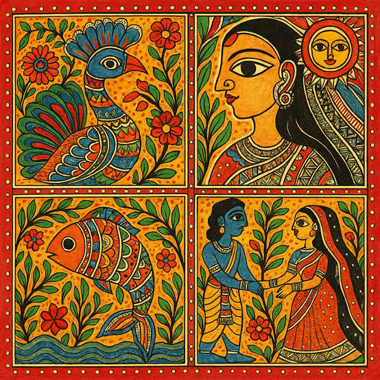Madhubani Art: History, Styles, Motifs, Materials & Techniques